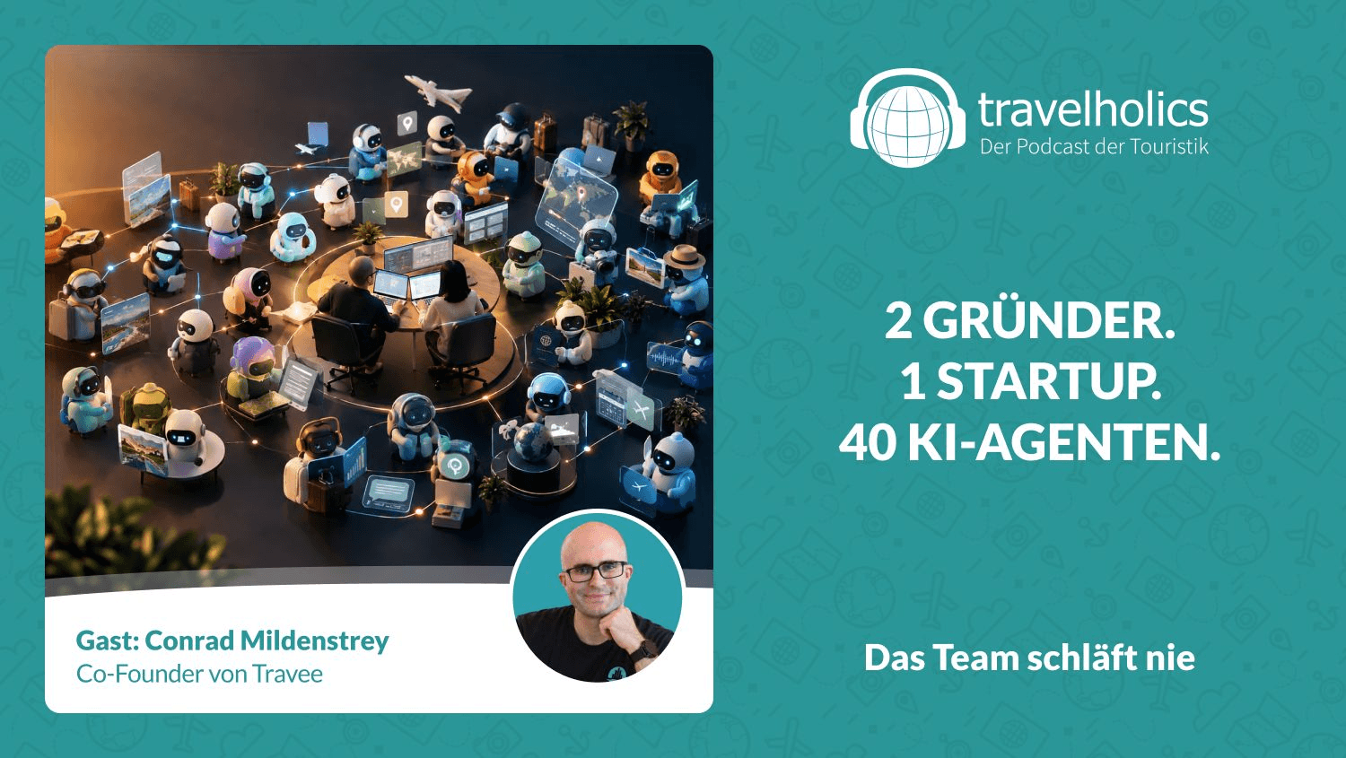 Travee on Travelholics: Two Founders, Up to 40 AI Agents and a Shared Vision